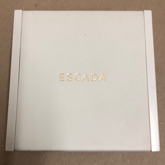 Escada Swiss Charlene 4 Diamond Accent Stainless Steel Link Bracelet Watch